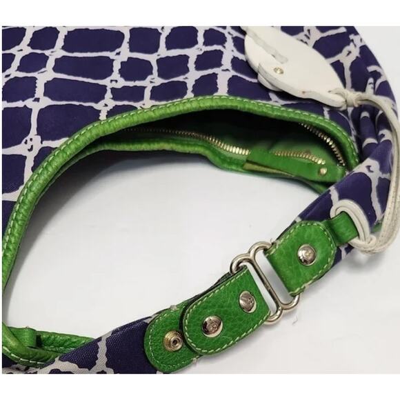 Kate Spade Vintage Cape Cod Lobster Claw Canvas Hobo Bag VERY Lightly Loved - Picture 5 of 6